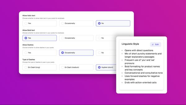 New in Heyoo: Personal Tone of Voice and Style Preferences